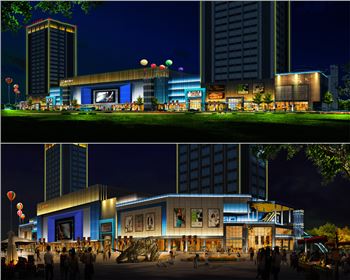 青海樓體亮化-正上新世界商業(yè)樓亮化工程