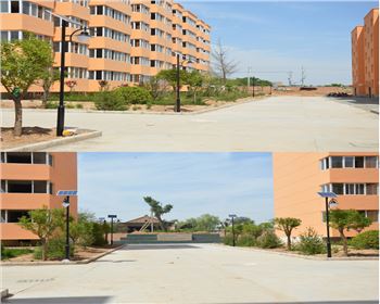 甘肅小區(qū)太陽能路燈-甘肅省渭南市澄城秦漢宮移民社區(qū)路燈工程