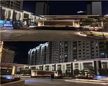 湖北辰宮地產(chǎn)辰宮雙河灣亮化設(shè)計施工項目